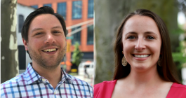 Headshot of Aaron Kessler and Lauren Totino