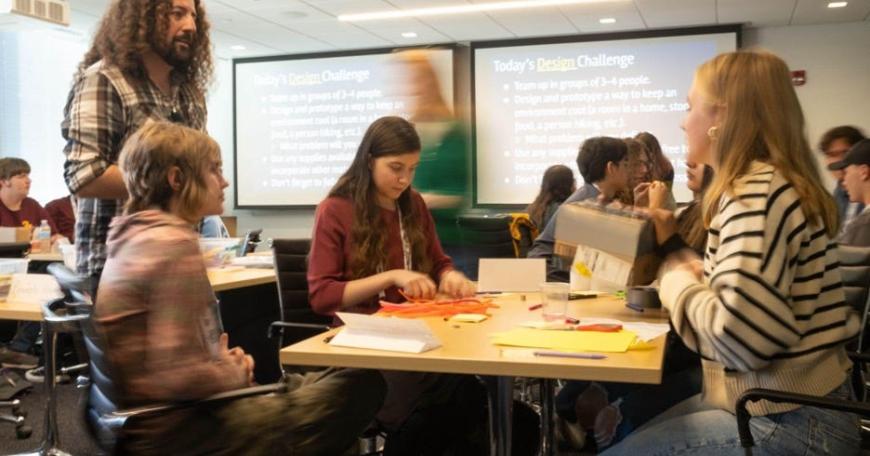 Empowering students to tackle big problems through design thinking