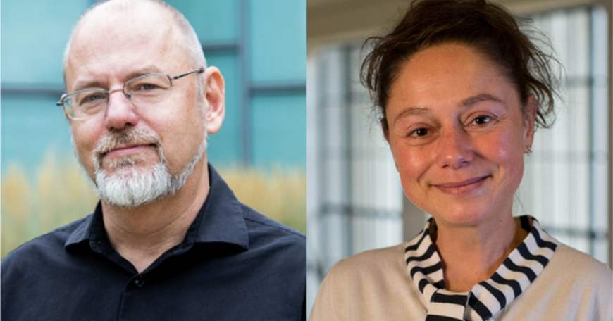 Headshots of Stefan Helmreich & Maxine Jonas